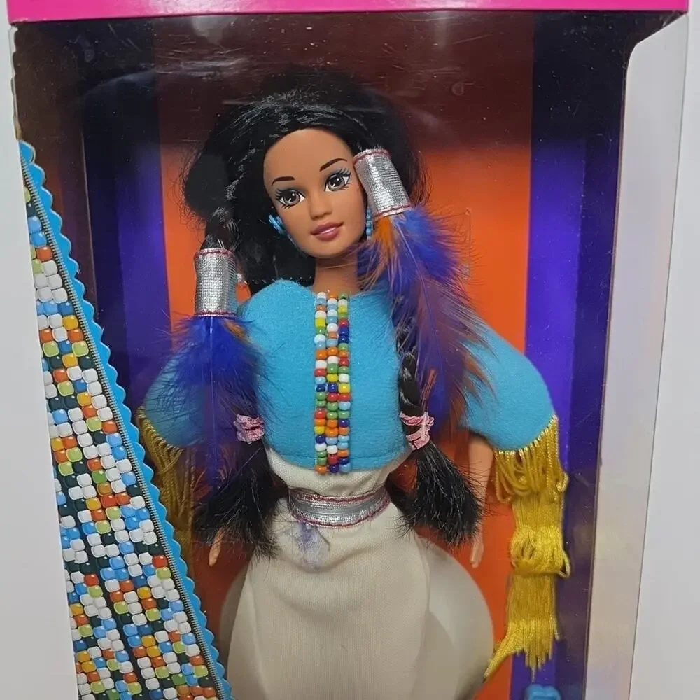 1993 Native American Barbie Doll 11609 Dolls Of The World Second Edition‎